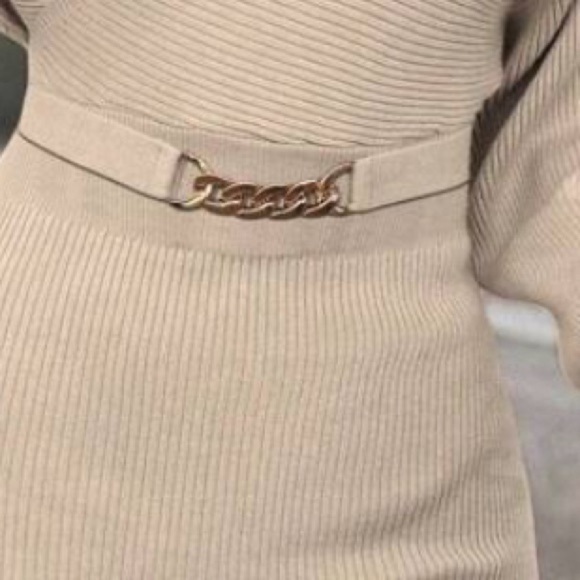 Winter Sweater Dress for Women 2024 Trendy High Waist Batwing Sleeve L - Picture 3 of 9